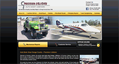 Desktop Screenshot of precisioncollision.com